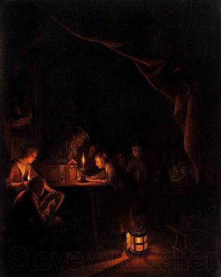 Gerard Dou The Night School.